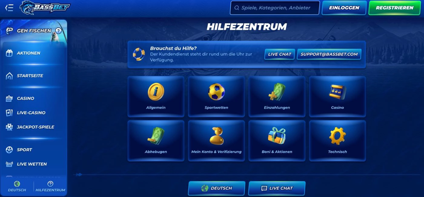 BassBet Casino: Jede Woche bis zu 500€ Reload-Bonus – Online Casino Österreich