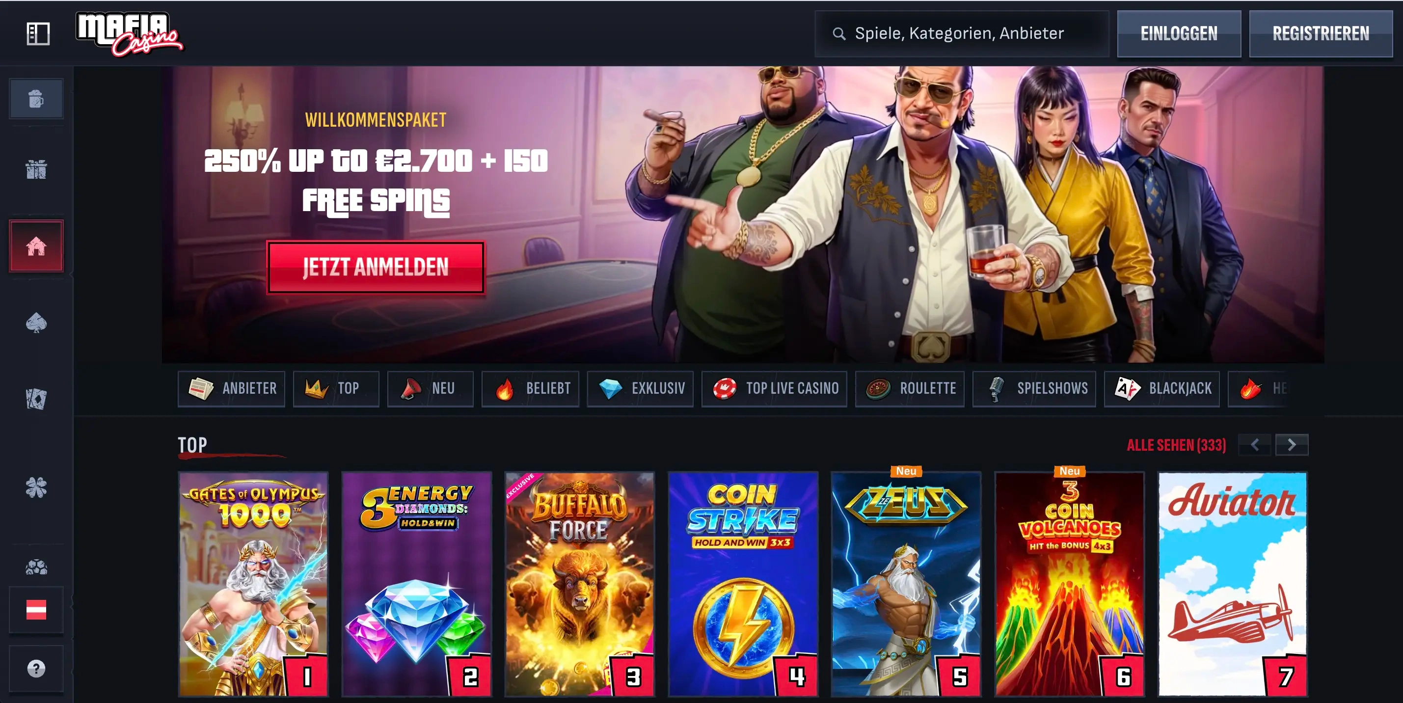 Online Casino Österreich legal – Mafia Casino